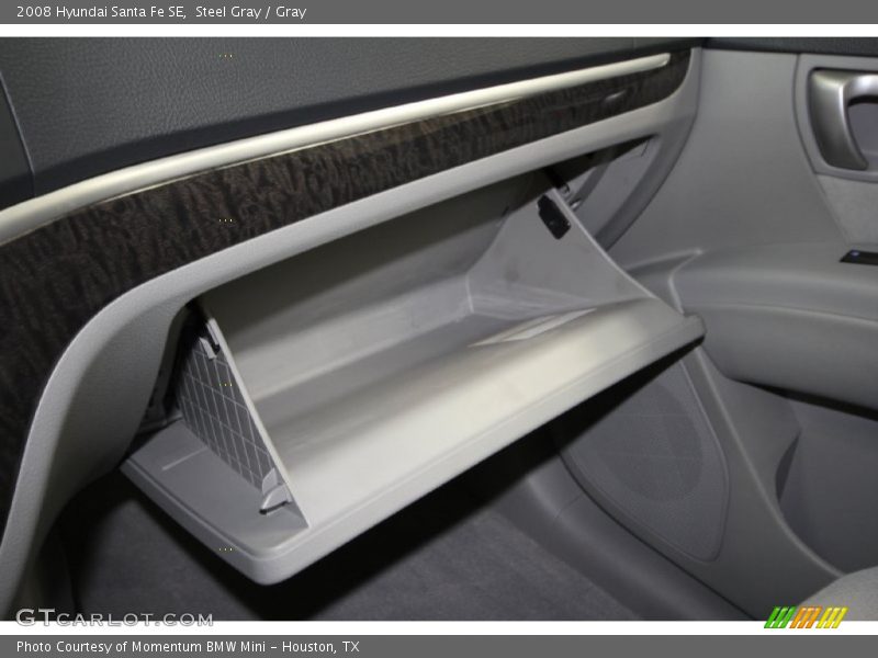 Steel Gray / Gray 2008 Hyundai Santa Fe SE