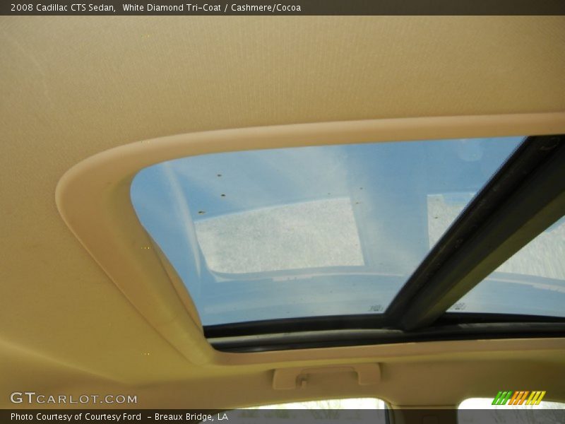 White Diamond Tri-Coat / Cashmere/Cocoa 2008 Cadillac CTS Sedan