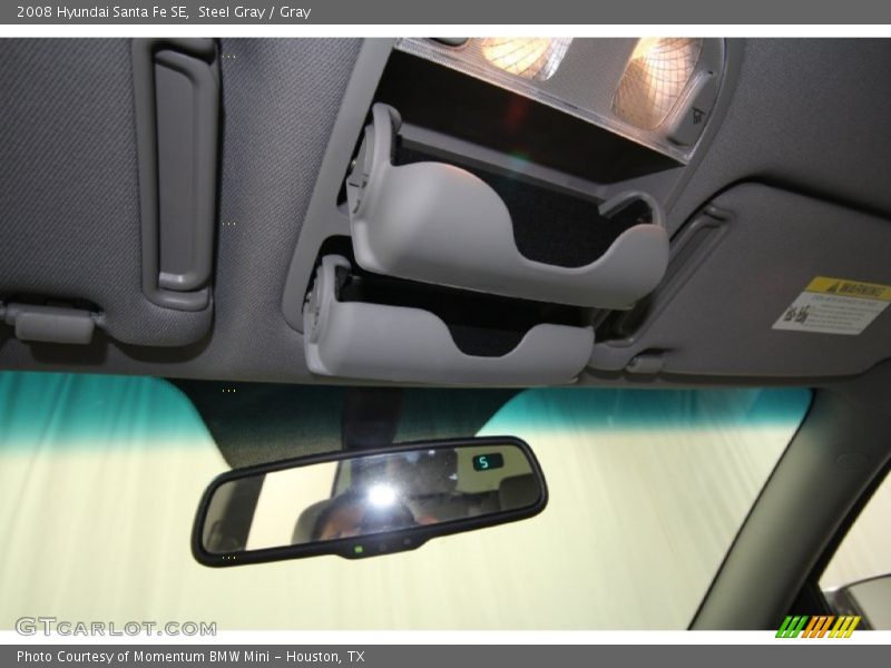 Steel Gray / Gray 2008 Hyundai Santa Fe SE