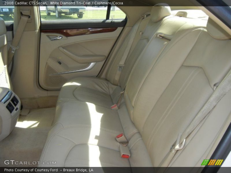 White Diamond Tri-Coat / Cashmere/Cocoa 2008 Cadillac CTS Sedan