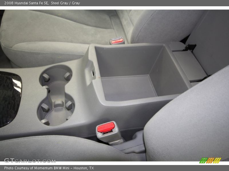 Steel Gray / Gray 2008 Hyundai Santa Fe SE
