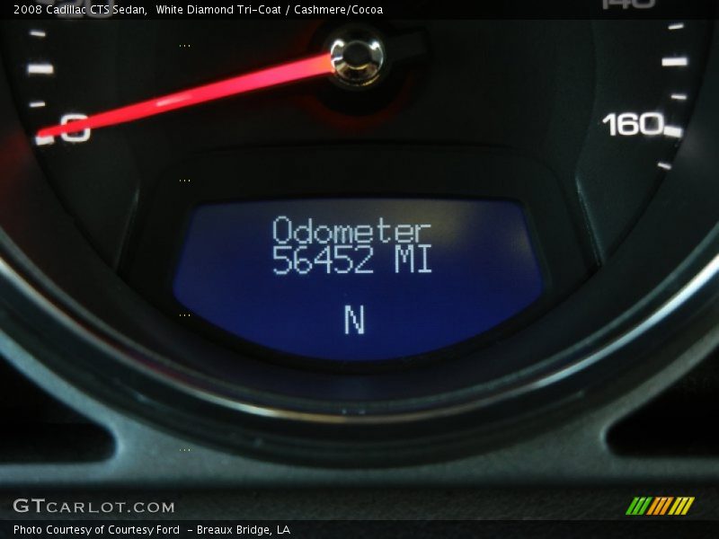 White Diamond Tri-Coat / Cashmere/Cocoa 2008 Cadillac CTS Sedan