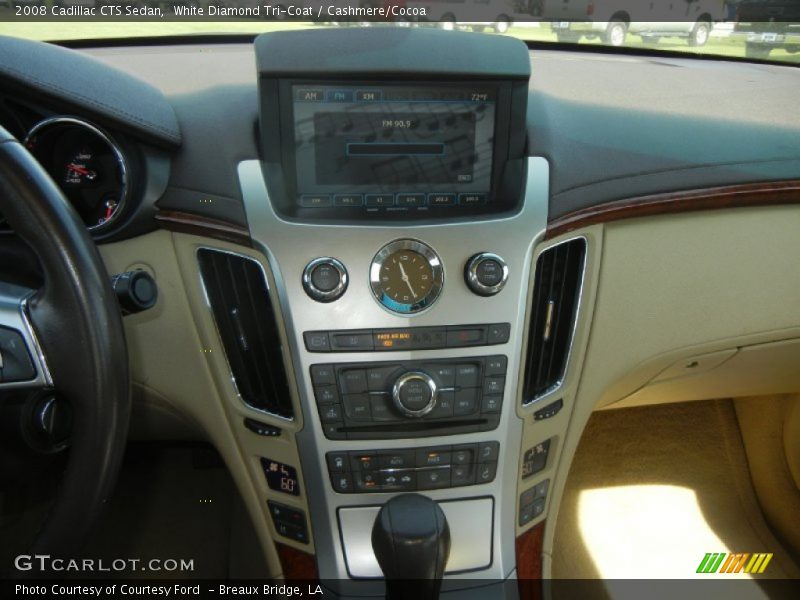 White Diamond Tri-Coat / Cashmere/Cocoa 2008 Cadillac CTS Sedan