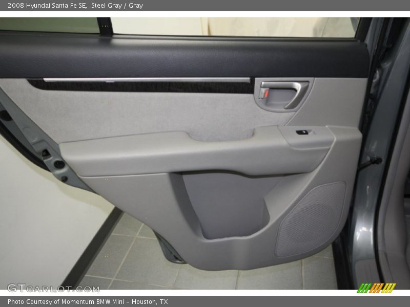Steel Gray / Gray 2008 Hyundai Santa Fe SE
