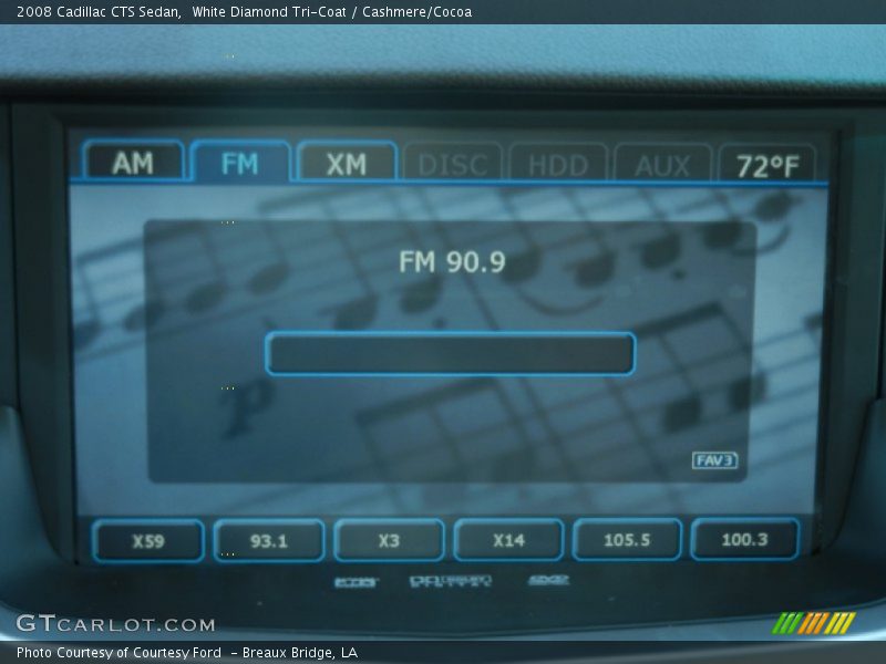 White Diamond Tri-Coat / Cashmere/Cocoa 2008 Cadillac CTS Sedan