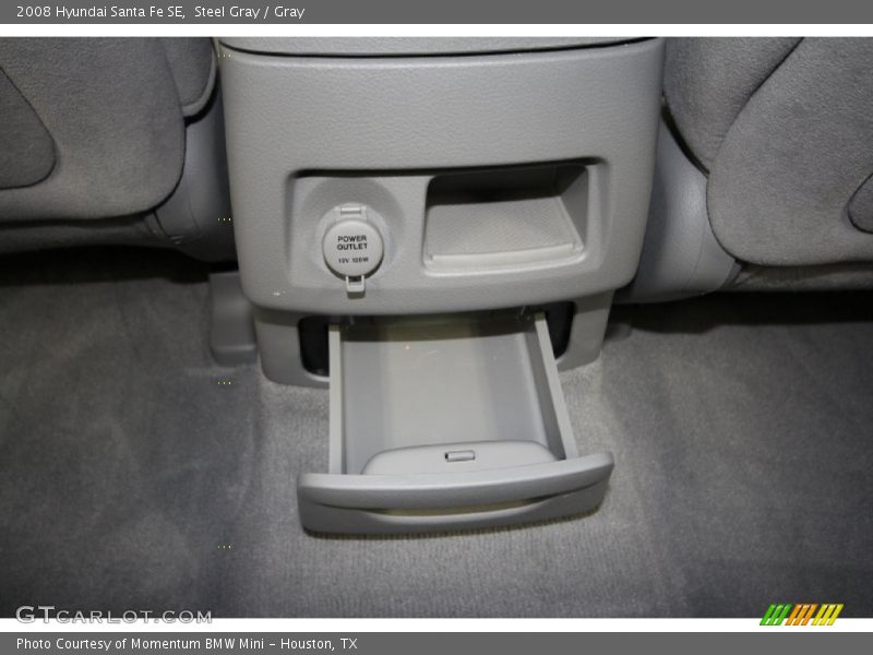 Steel Gray / Gray 2008 Hyundai Santa Fe SE