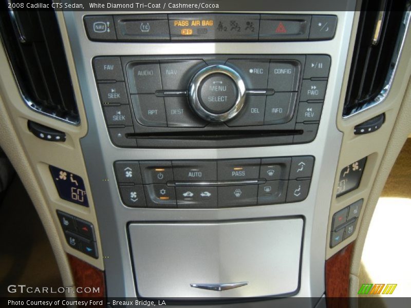 White Diamond Tri-Coat / Cashmere/Cocoa 2008 Cadillac CTS Sedan