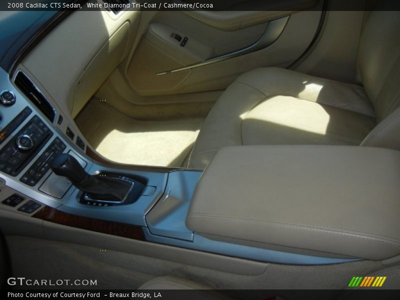White Diamond Tri-Coat / Cashmere/Cocoa 2008 Cadillac CTS Sedan