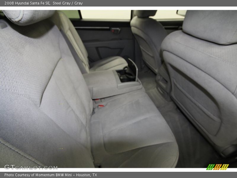 Steel Gray / Gray 2008 Hyundai Santa Fe SE