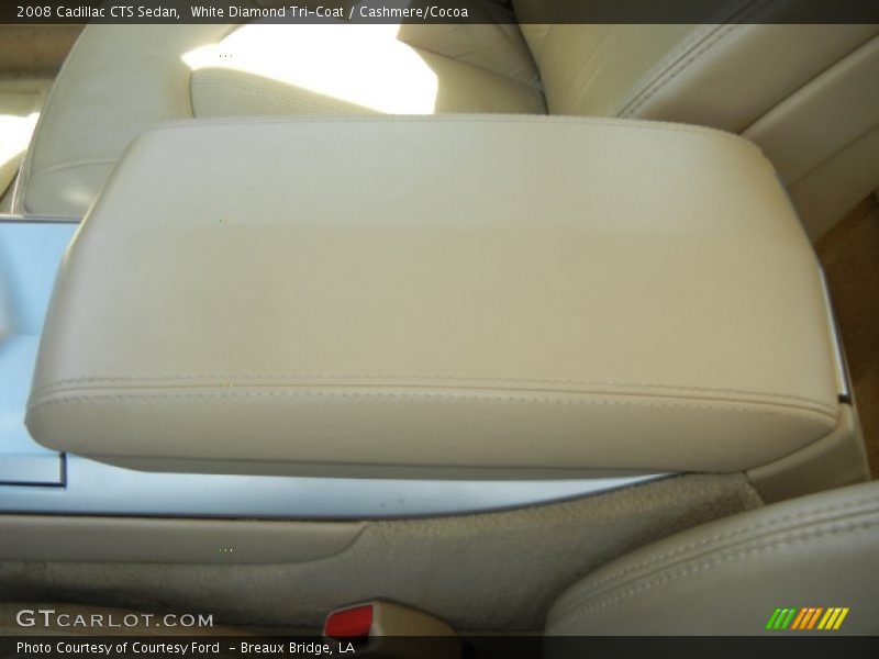 White Diamond Tri-Coat / Cashmere/Cocoa 2008 Cadillac CTS Sedan