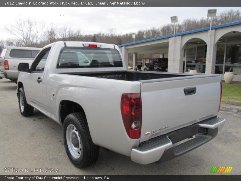 Sheer Silver Metallic / Ebony 2012 Chevrolet Colorado Work Truck Regular Cab