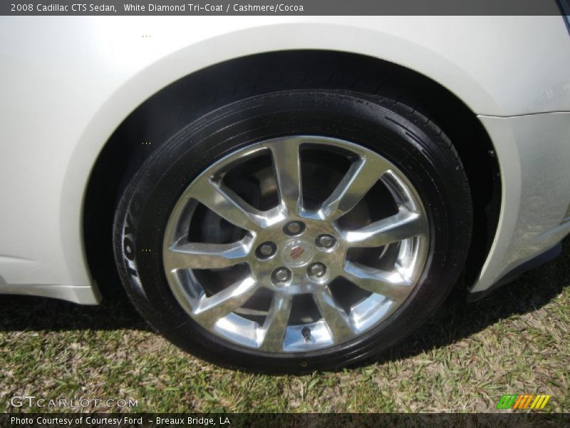 White Diamond Tri-Coat / Cashmere/Cocoa 2008 Cadillac CTS Sedan
