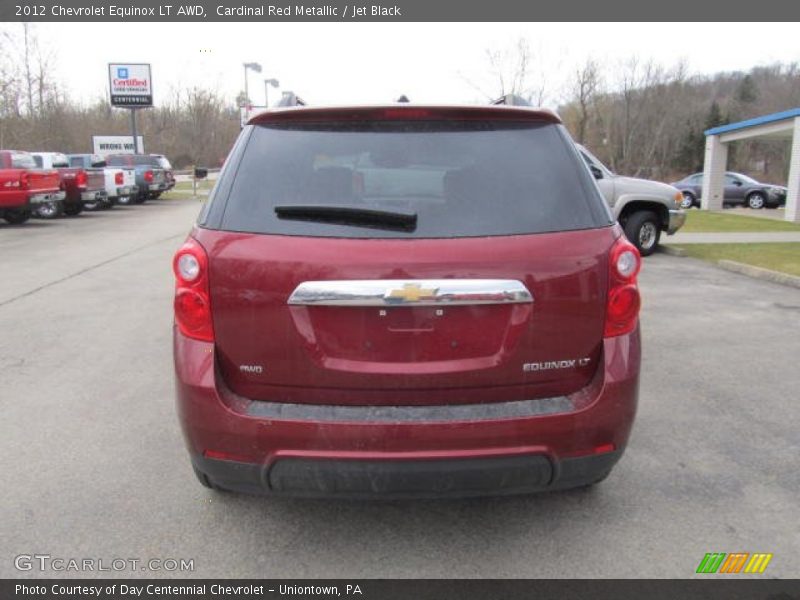 Cardinal Red Metallic / Jet Black 2012 Chevrolet Equinox LT AWD