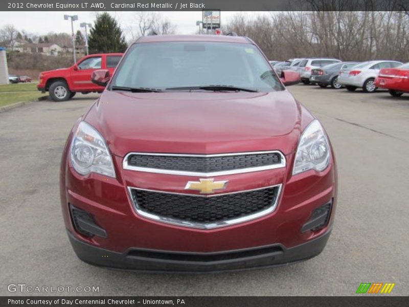Cardinal Red Metallic / Jet Black 2012 Chevrolet Equinox LT AWD
