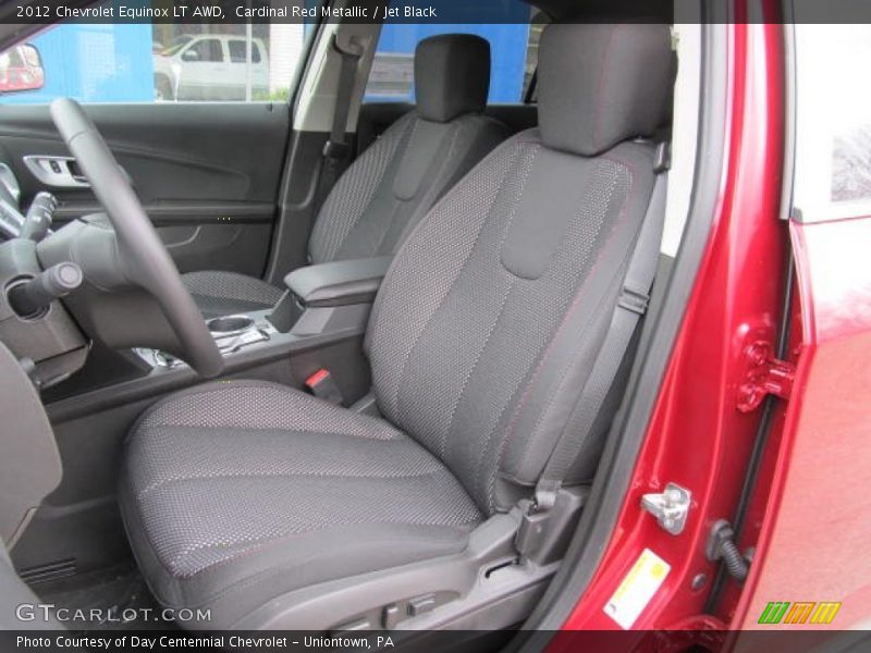 Cardinal Red Metallic / Jet Black 2012 Chevrolet Equinox LT AWD