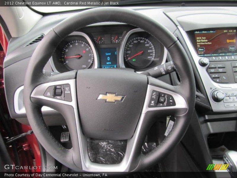 Cardinal Red Metallic / Jet Black 2012 Chevrolet Equinox LT AWD