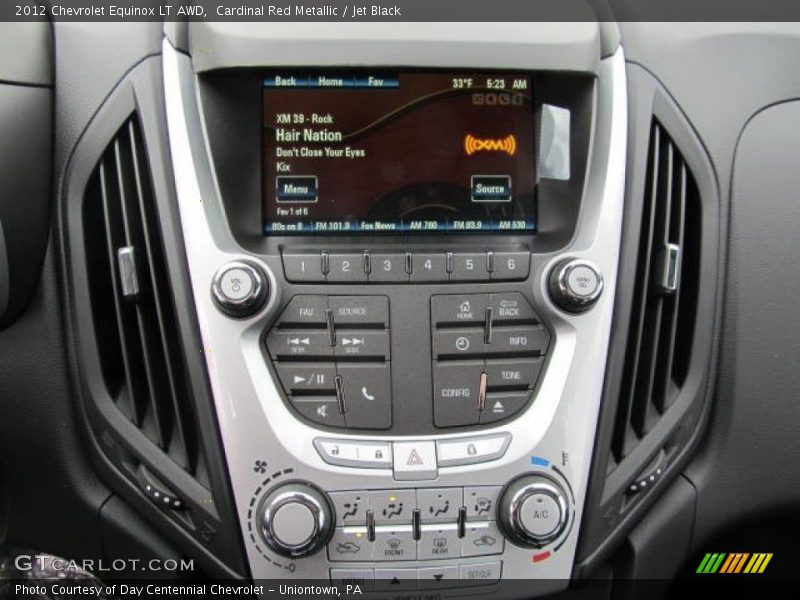 Cardinal Red Metallic / Jet Black 2012 Chevrolet Equinox LT AWD