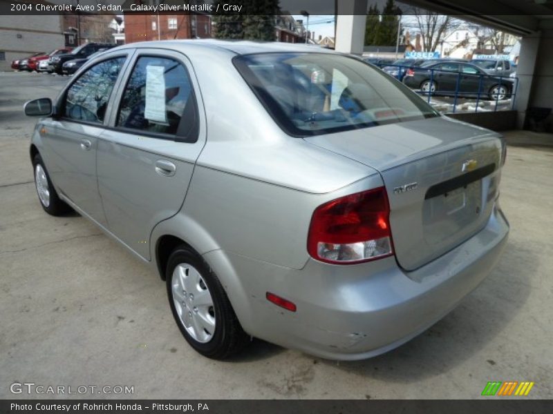 Galaxy Silver Metallic / Gray 2004 Chevrolet Aveo Sedan