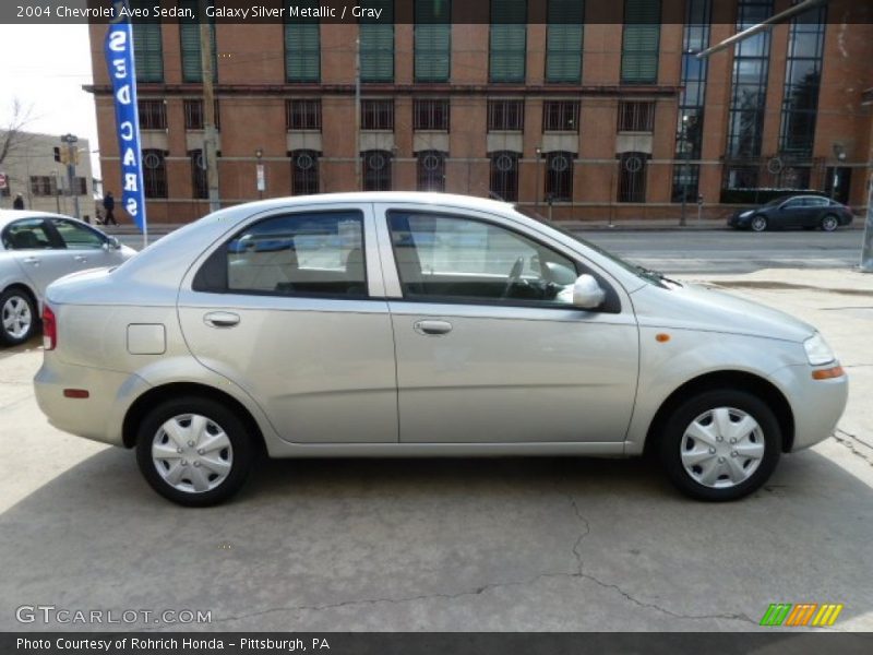 Galaxy Silver Metallic / Gray 2004 Chevrolet Aveo Sedan