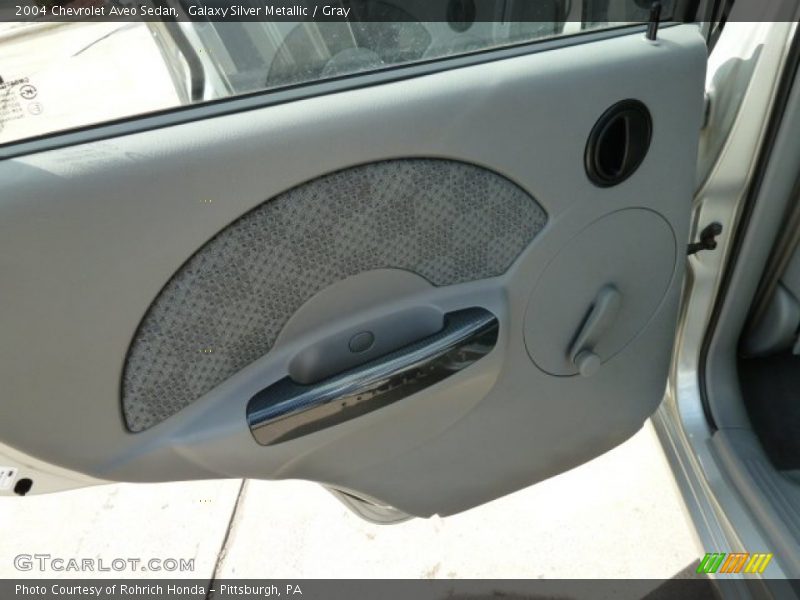 Galaxy Silver Metallic / Gray 2004 Chevrolet Aveo Sedan