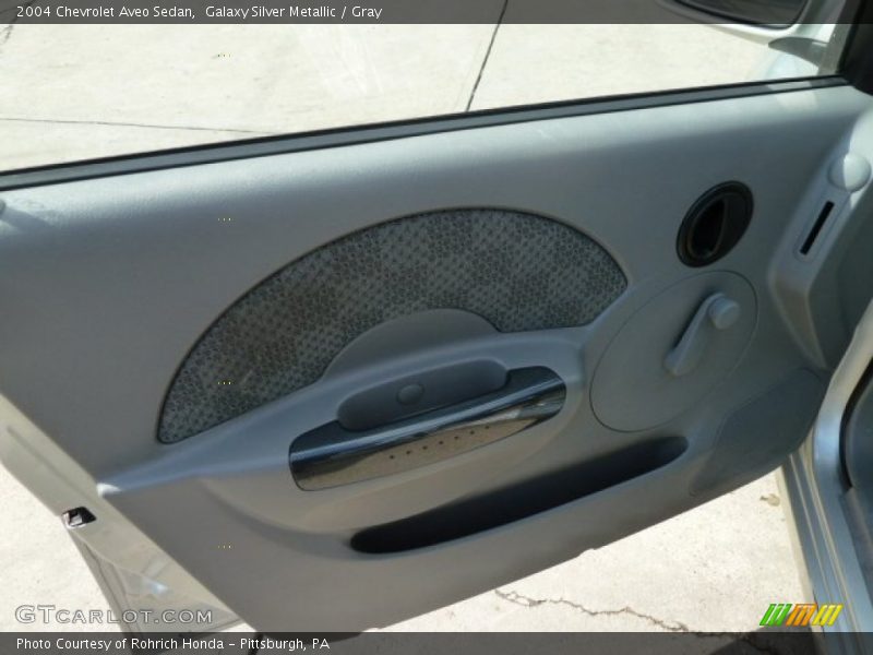 Galaxy Silver Metallic / Gray 2004 Chevrolet Aveo Sedan