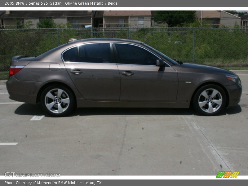 Olivine Green Metallic / Beige 2005 BMW 5 Series 525i Sedan