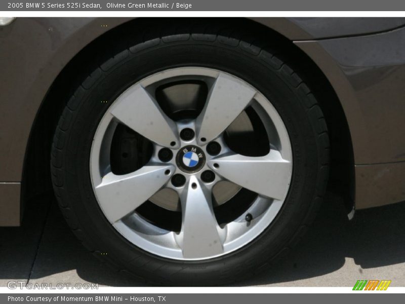 Olivine Green Metallic / Beige 2005 BMW 5 Series 525i Sedan