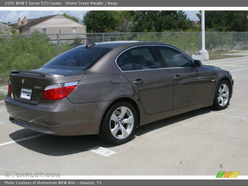 Olivine Green Metallic / Beige 2005 BMW 5 Series 525i Sedan
