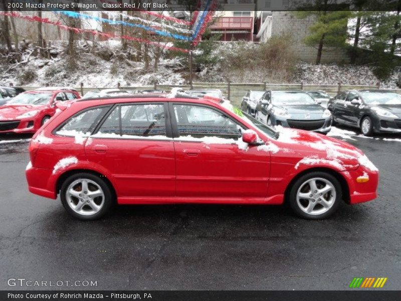 Classic Red / Off Black 2002 Mazda Protege 5 Wagon