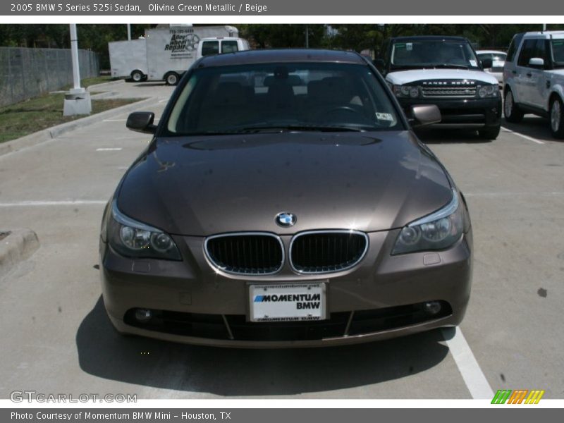 Olivine Green Metallic / Beige 2005 BMW 5 Series 525i Sedan