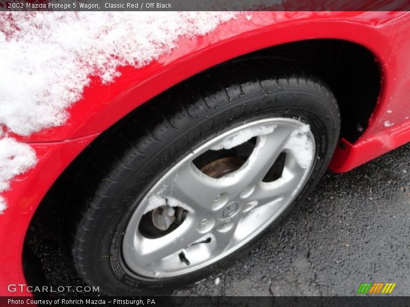 Classic Red / Off Black 2002 Mazda Protege 5 Wagon