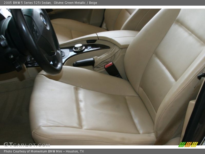 Olivine Green Metallic / Beige 2005 BMW 5 Series 525i Sedan