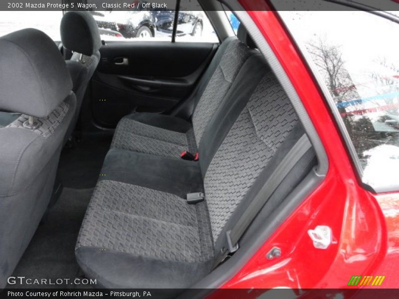 Classic Red / Off Black 2002 Mazda Protege 5 Wagon
