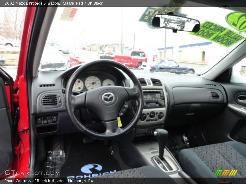 Classic Red / Off Black 2002 Mazda Protege 5 Wagon
