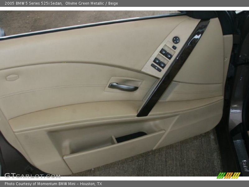 Olivine Green Metallic / Beige 2005 BMW 5 Series 525i Sedan