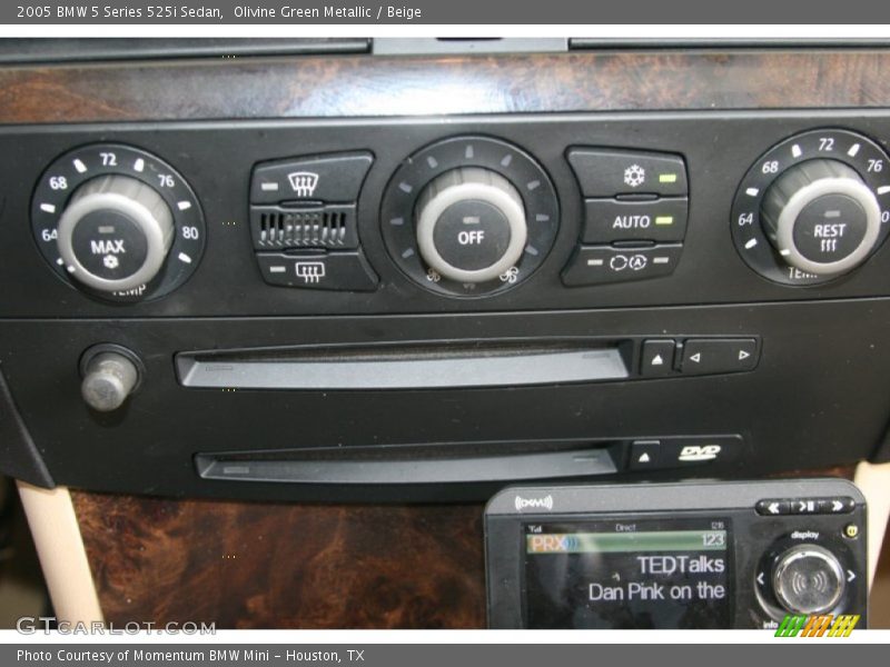 Olivine Green Metallic / Beige 2005 BMW 5 Series 525i Sedan