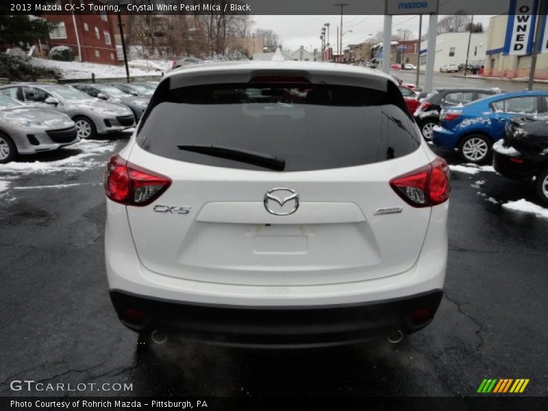 Crystal White Pearl Mica / Black 2013 Mazda CX-5 Touring