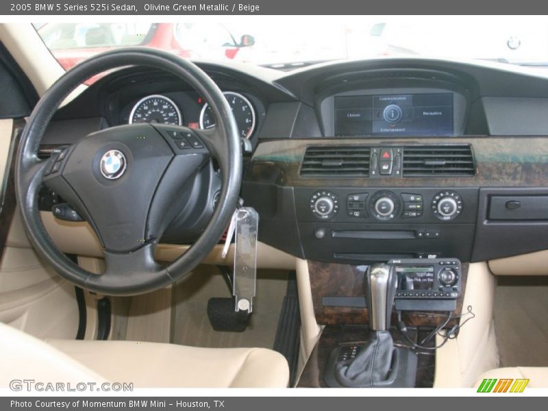 Olivine Green Metallic / Beige 2005 BMW 5 Series 525i Sedan