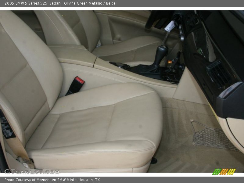 Olivine Green Metallic / Beige 2005 BMW 5 Series 525i Sedan