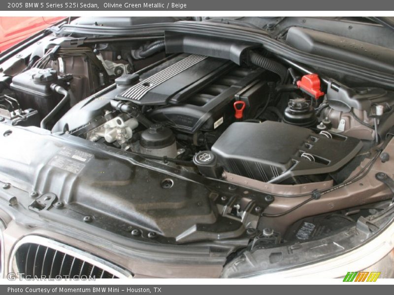 Olivine Green Metallic / Beige 2005 BMW 5 Series 525i Sedan