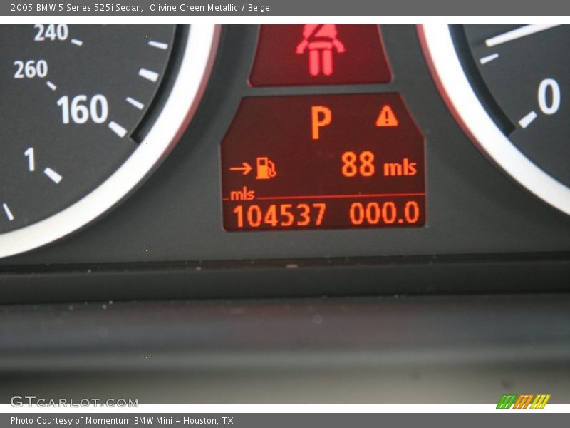 Olivine Green Metallic / Beige 2005 BMW 5 Series 525i Sedan