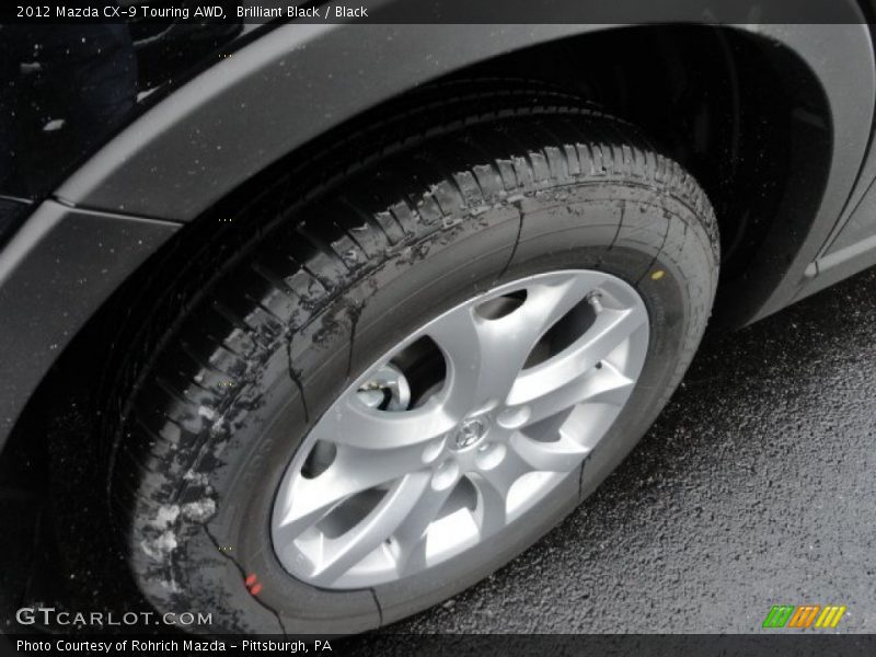 Brilliant Black / Black 2012 Mazda CX-9 Touring AWD