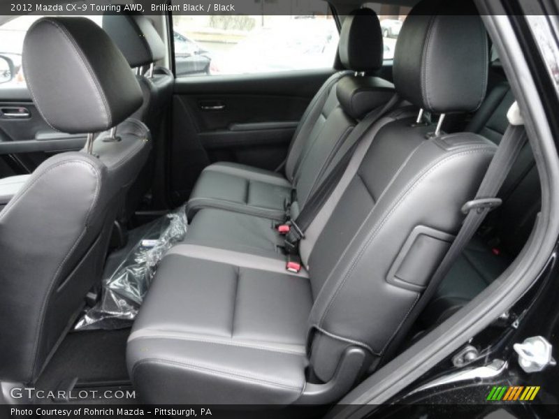 Rear Seat of 2012 CX-9 Touring AWD