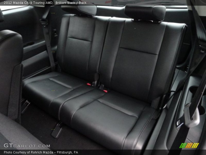 Rear Seat of 2012 CX-9 Touring AWD