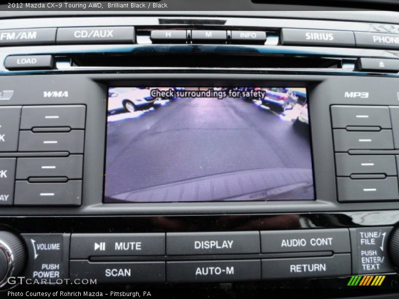Brilliant Black / Black 2012 Mazda CX-9 Touring AWD