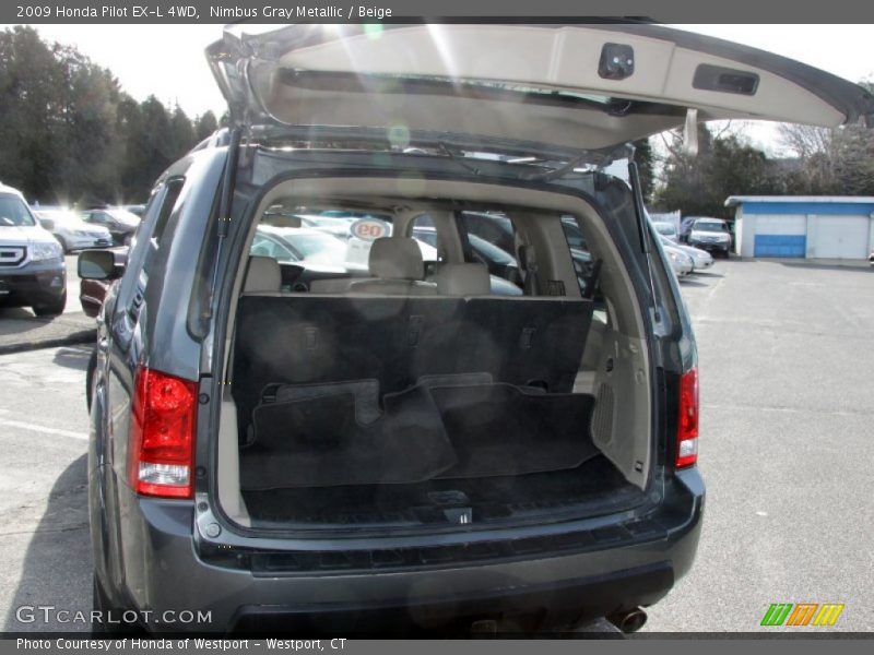 Nimbus Gray Metallic / Beige 2009 Honda Pilot EX-L 4WD