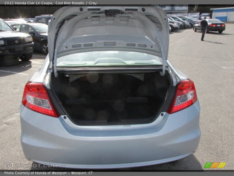 Cool Mist Metallic / Gray 2012 Honda Civic LX Coupe