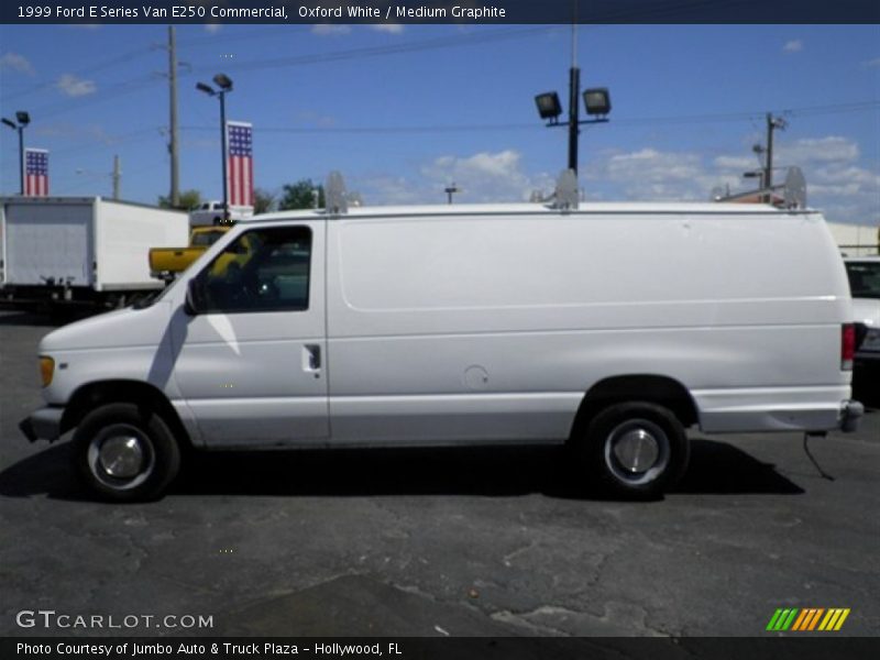 Oxford White / Medium Graphite 1999 Ford E Series Van E250 Commercial