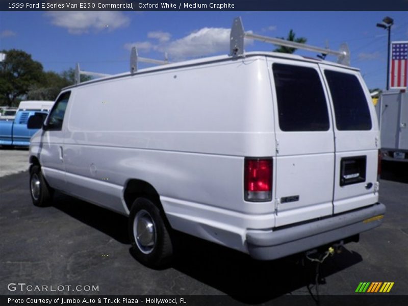 Oxford White / Medium Graphite 1999 Ford E Series Van E250 Commercial