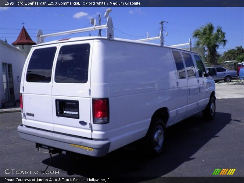 Oxford White / Medium Graphite 1999 Ford E Series Van E250 Commercial
